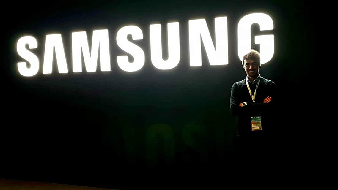 Giuseppe Mercadante durante il periodo Samsung Italia